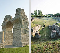 Heidentor und Amphitheater